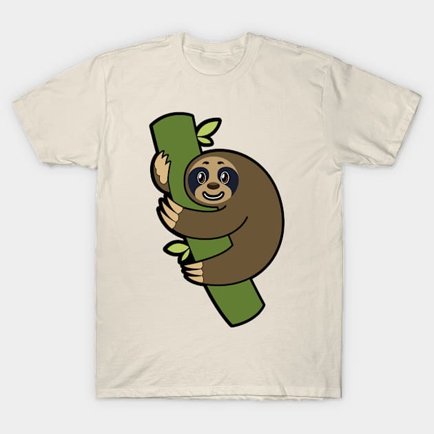 Sloth T-Shirt by Rubtox